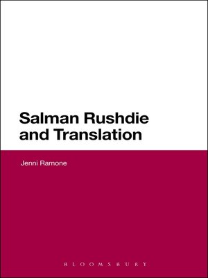 cover image of Salman Rushdie and Translation